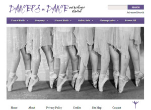 Dancers on Dance: Oral Histories of Ballet homepage